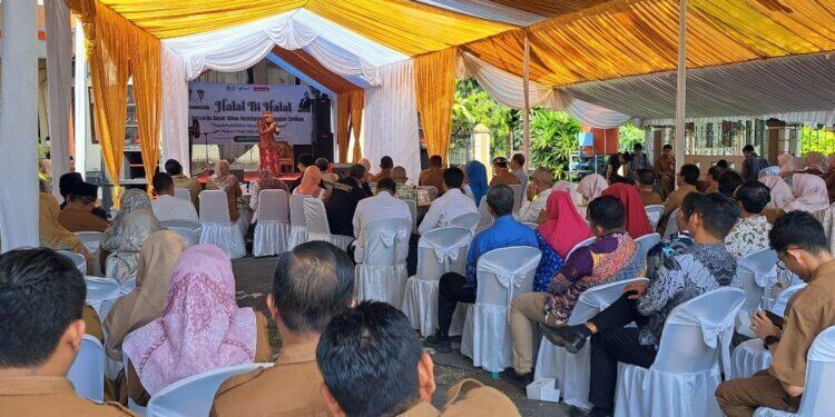 Bupati Cirebon Tekankan Pelayanan Kesehatan Optimal saat Halalbihalal Dinkes