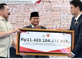 Prabowo Saksikan Penyerahan Rp11,42 Triliun dan Ratusan Ribu Hektare Lahan Hasil Penyelamatan ke Negara