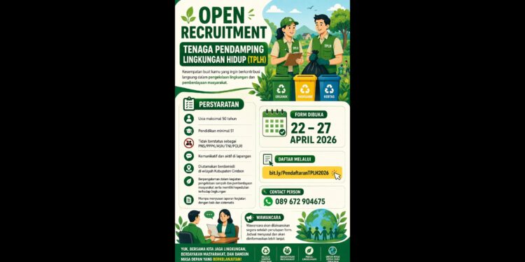 DLH Kabupaten Cirebon Buka Rekrutmen TPLH, Kesempatan bagi Warga Peduli Lingkungan