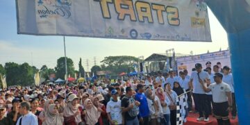 Ribuan Warga Semarakkan Jalan Sehat HUT ke-544 Kabupaten Cirebon