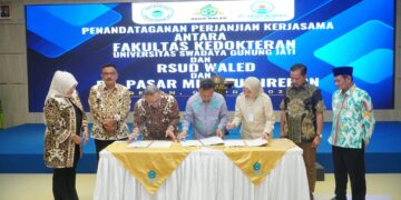 Fakultas Kedokteran UGJ Teken Kerjasama dengan RS Pasar Minggu dan RS Waled
