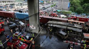 Tabrakan Kereta dan Bus