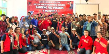 DPC PDI Perjuangan Kota Cirebon Peringati May Day “Banteng Pro Pekerja, Buruh Berdaulat, Indonesia Berdikari”