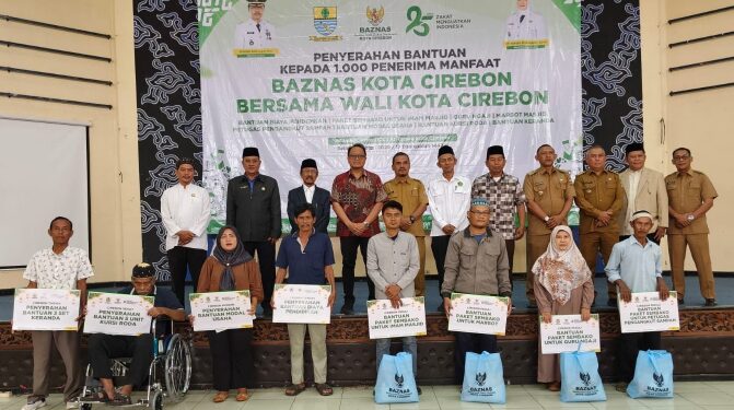 Baznas Kota Cirebon Salurkan Bantuan  untuk 1.000 Penerima Manfaat