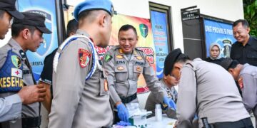Polresta Cirebon Perketat Disiplin Internal, Seluruh Personel Jalani Gaktibplin dan Tes Urine