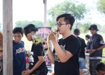Komunitas Reptil Indramayu Kecam Penggunaan Ular dan Biawak dalam Aksi Demo di Indramayu 