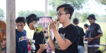 Komunitas Reptil Indramayu Kecam Penggunaan Ular dan Biawak dalam Aksi Demo di Indramayu 