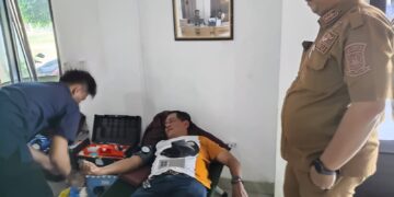 Kuwu Melakasari Pimpin Aksi Donor Darah Warga