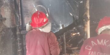 Dapur Rumah di Waled Terbakar Diduga Akibat Api Sekam