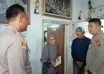 Kapolres Berikan Support Kepada Pemilik Warung yang Dirusak Gerombolan Bermotor