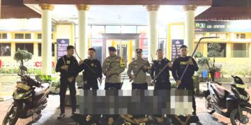 Polisi Gagalkan Tawuran Bersenjata Tajam di Kesambi