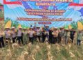Polres Majalengka Ikuti Panen Raya Jagung Kuartal II Bersama Presiden Prabowo