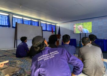 Mahasiswa UNISA Kuningan Gelar Nobar Film Dokumenter “Pesta Babi”
