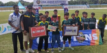 SSB Mintu Raga Ambulu dan PSIT Cirebon Juara Liga Jabar Istimewa U-12
