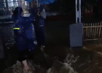 Hujan Deras Berjam-jam, Permukiman Warga Sukadana Kembali Terendam Banjir