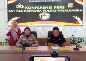 Satres Narkoba Polres Majalengka Bongkar 5 Kasus Narkoba dan Obat Keras