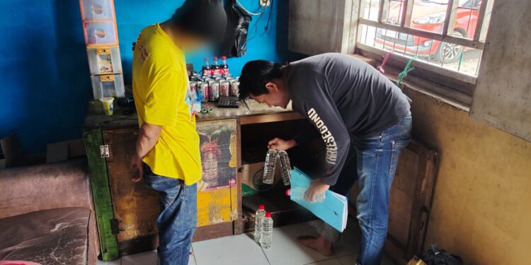 Razia Pekat, Polisi Amankan 237 Botol Miras