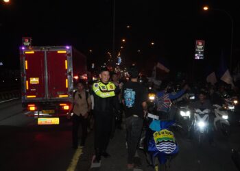 Ciptakan Kondusivitas Pengamanan Konvoi Persib, Kapolres Cirebon Kota Diapresiasi 