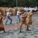 Pelajar Adu Kreativitas Lomba Senam Kreasi