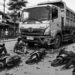 Dump Truck Tabrak Tiga Motor di Sumber, Sejumlah Korban Luka