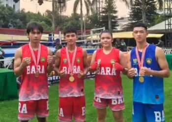 Bara Boxing Club Cirebon Sabet 3 Emas, 1 Perak pada Gelar Tinju Ampro Sabuk Emas Pangdam III/Siliwangi