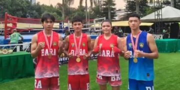 Bara Boxing Club Cirebon Sabet 3 Emas, 1 Perak pada Gelar Tinju Ampro Sabuk Emas Pangdam III/Siliwangi