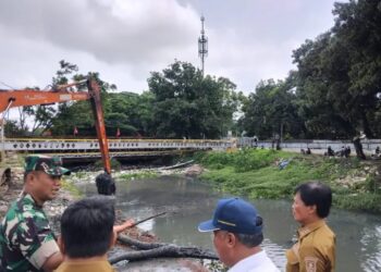 Aktivitas Pengerjaan Penataan Sungai Sukalila Kembali Mulai Terlihat