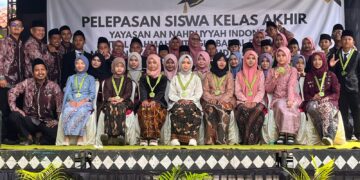 Haru Warnai Pelepasan Siswa Yayasan An Nahdliyyah Indonesia