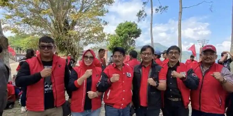 DPC PDI Perjuangan Kota Cirebon Touring Ideologi ke Kuningan
