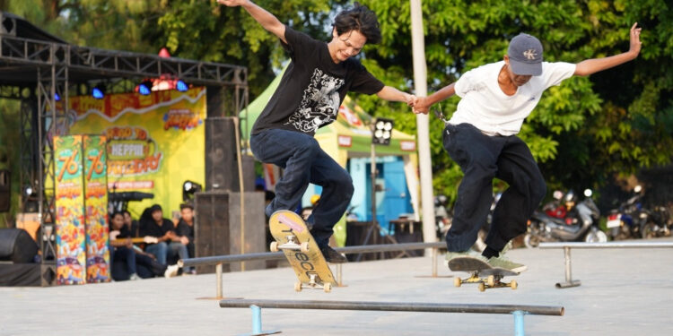 Pemkab Indramayu Fasilitasi Kreativitas Anak Muda Lewat Komunitas Skateboard dan BMX