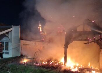 Gegara ODGJ, Rumah di Tegalgubug Ludes Terbakar