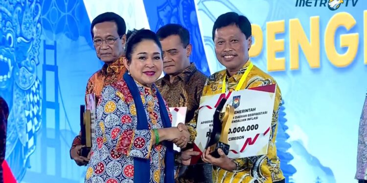 Kota Cirebon Kota Terbaik Pertama dalam Pengendalian Inflasi, Penurunan Kemiskinan, Stunting dan Creative Financing