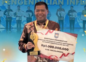 Kabupaten Majalengka Raih Penghargaan Nasional Pengendalian Inflasi