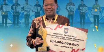 Kabupaten Majalengka Raih Penghargaan Nasional Pengendalian Inflasi