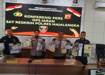 Satreskrim Polres Majalengka, Berhasil Ungkap 4 Kasus Pencurian Ranmor