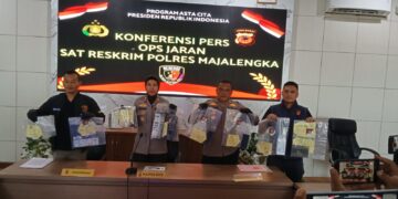 Satreskrim Polres Majalengka, Berhasil Ungkap 4 Kasus Pencurian Ranmor