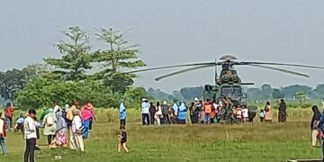 Warga Majalengka Berbondong Bondong Saksikan Latihan Reksa Siaga yang Ditampilkan TNI AU