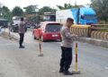 Rekayasa Lalu Lintas Diterapkan, Kemacetan Pantura Gebang Berangsur Terurai