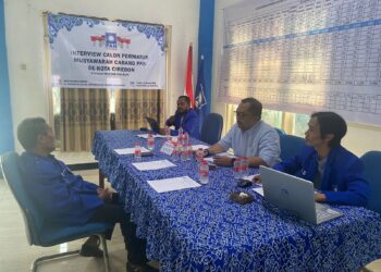 30 Calon Formatur Muscab Tingkat Kecamatan Diinterview DPD PAN Kota Cirebon 