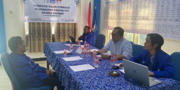 30 Calon Formatur Muscab Tingkat Kecamatan Diinterview DPD PAN Kota Cirebon 