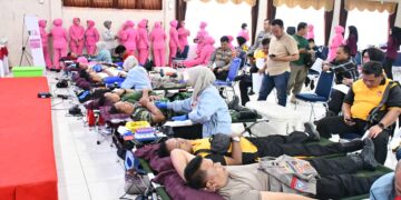 Peringati Hari Bhayangkara ke-80, Polresta Cirebon Himpun 126 Kantong Darah