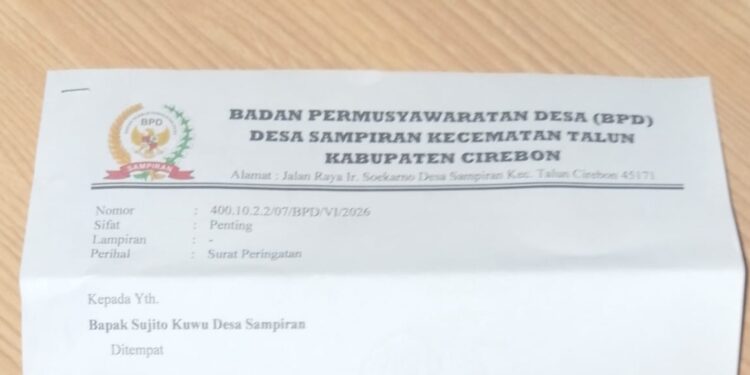 SP BPD ke Kuwu Sampiran Dipersoalkan, Warga Soroti Kewenangan
