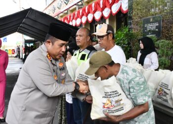 Hari Bhayangkara ke-80, Polresta Cirebon Bagikan 600 Paket Sembako