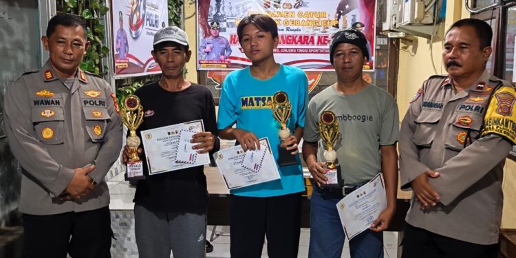 Turnamen Catur Hari Bhayangkara di Gebang Cetak Pecatur Muda Berbakat