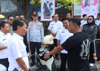 Trotoar Depan CSB Mall Mulai Dipagar, Cegah Parkir Liar dan PKL