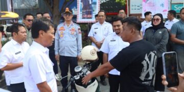 Trotoar Depan CSB Mall Mulai Dipagar, Cegah Parkir Liar dan PKL