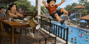 Usai Berenang, Bocah Asal Indramayu Terjatuh dari Lantai Dua Zam Zam Pool