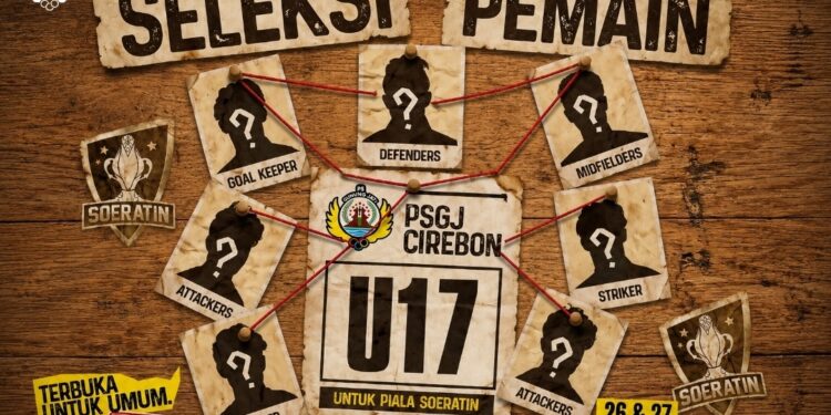 PSGJ Buka Seleksi Suratin U-17, Bidik Talenta Lokal