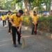 Personel Polres Cirebon Kota Bersihkan Tempat Ibadah dalam Rangkaian Hari Bhayangkara ke-80