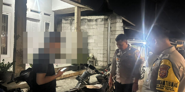 Polsek Patrol Tindak Pengguna Knalpot Brong
